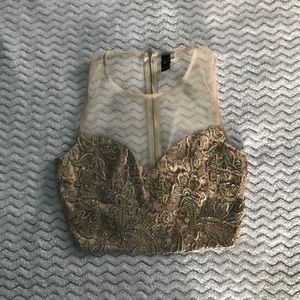 Windsor Gold crop top